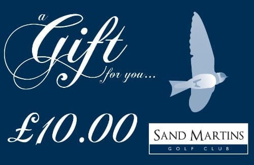 Sand Martins Gift Voucher £10